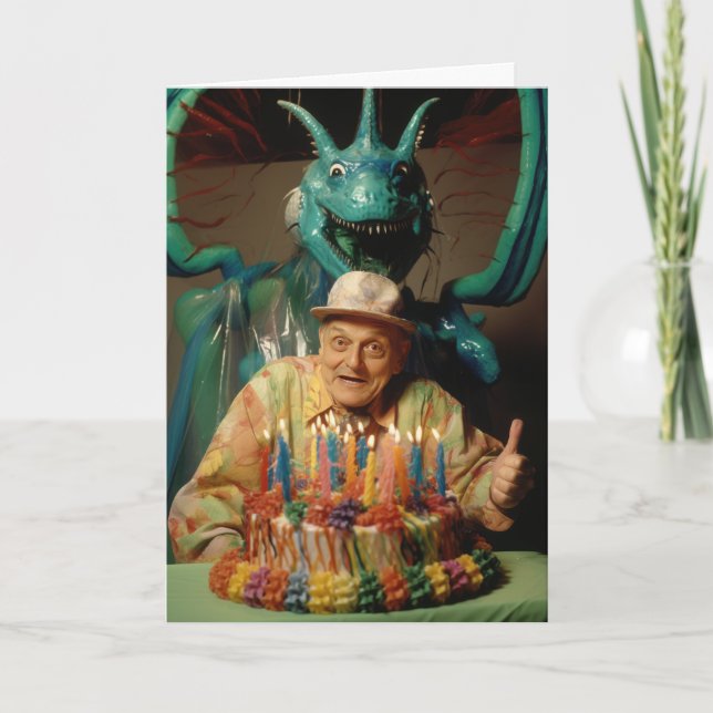 Monster of a Party Birthday Card (Front)