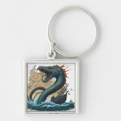 Monster of the Deep Keychain
