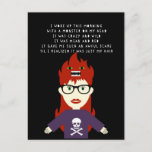 Monster On My Head Postcard at Zazzle