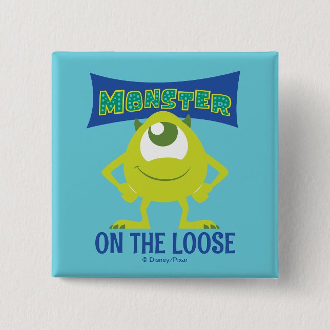 Monster on the Loose Button (Front)