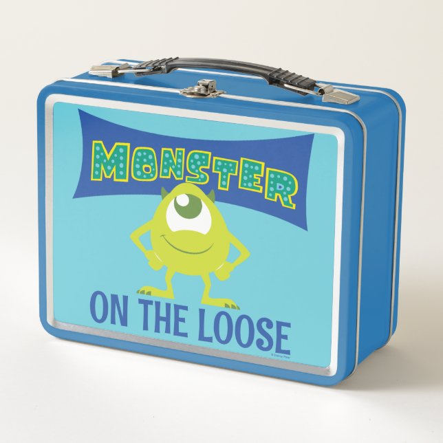 Monster on the Loose Metal Lunch Box (Front)