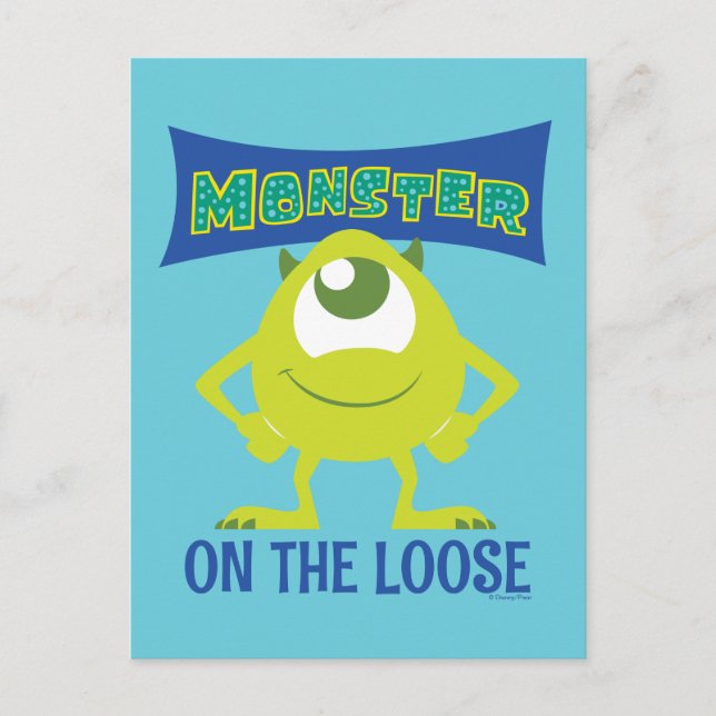 Monster on the Loose Postcard (Front)