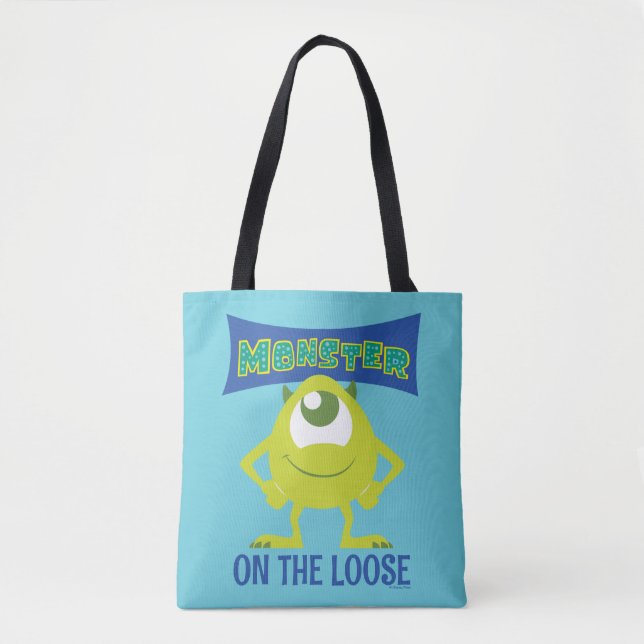 Monster on the Loose Tote Bag (Front)