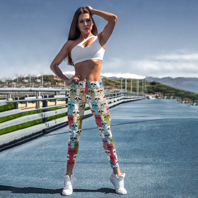 Monster Panda Capri Leggings (Creator Uploaded)