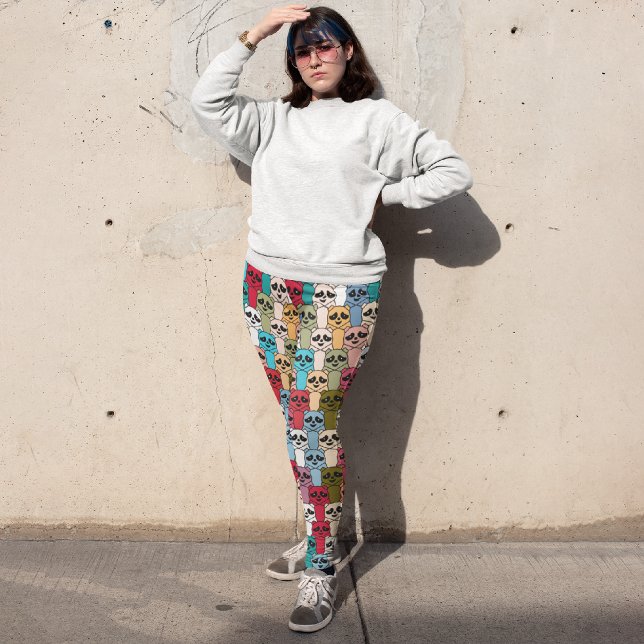 Monster Panda Leggings (Creator Uploaded)