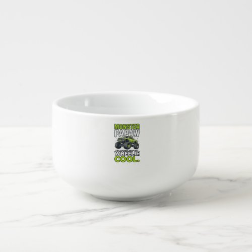 Monster Papaw Wheelie Cool Funny Monster Truck Des Soup Mug