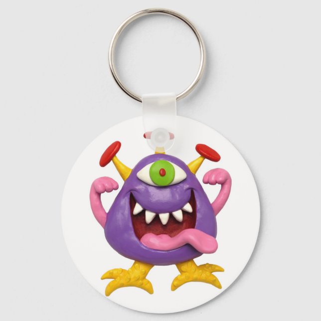 Monster Party Keychain (Front)