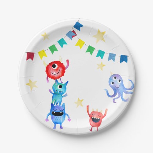 Monster Party Plates