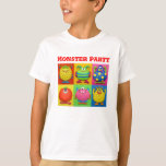 Monster Party T-shirt at Zazzle
