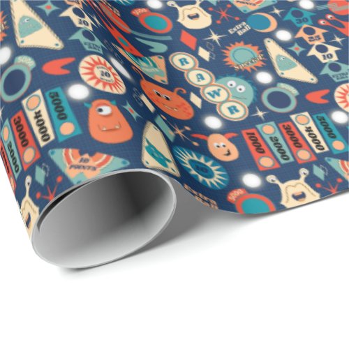 Monster Pinball Wrapping Paper
