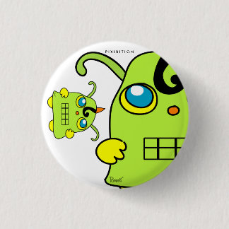 Monster Potato Green Button