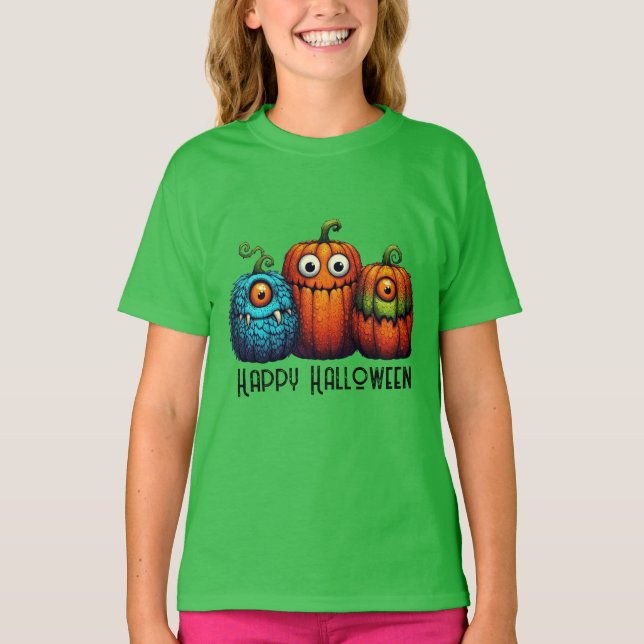 Monster Pumpkins T-Shirt (Front)