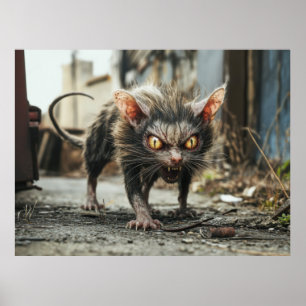 Monster rat poster