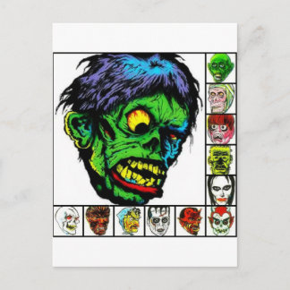 Monster Retro monsters Postcard