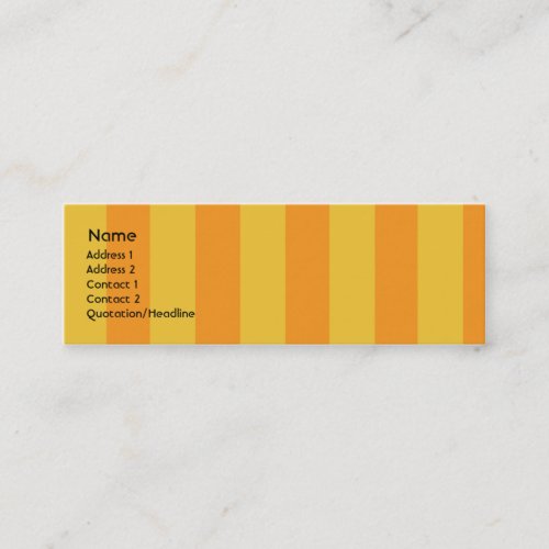 Monster - Skinny Business Card Templates