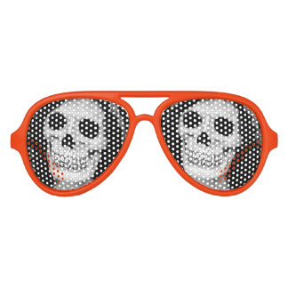 Monster Skull Aviator Sunglasses