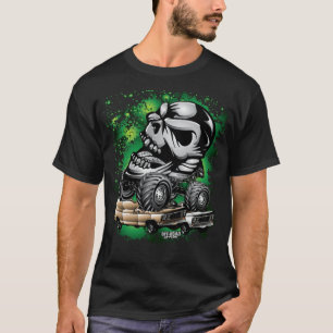 Monster Skull body funny pig gifts  T-Shirt