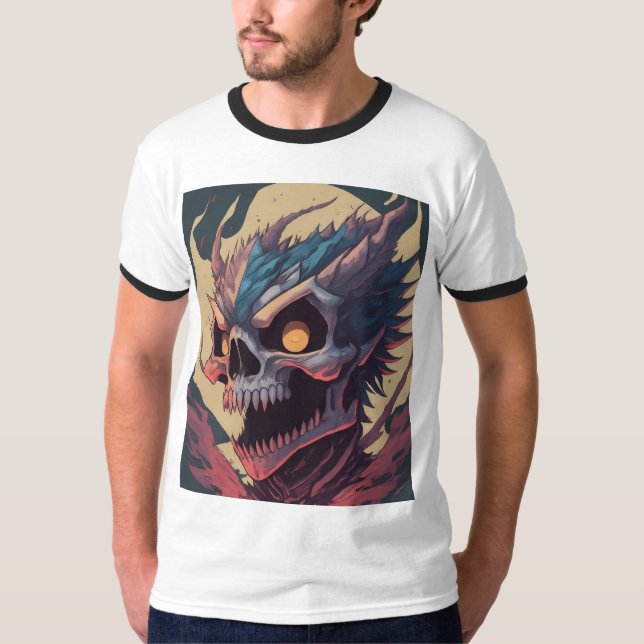 Monster Skull Dragon T-Shirt – (Front)