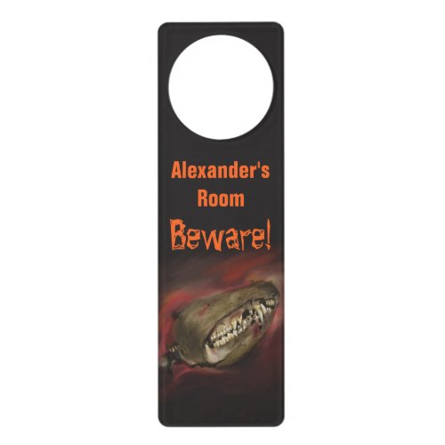 Monster Skull Halloween Door Hanger