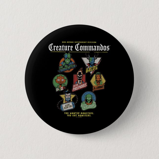 Monster Squad Badges Performance Button (Front)