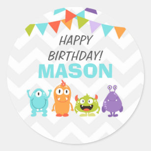 59 Cupcake Happy Birthday Seal Gifts On Zazzle
