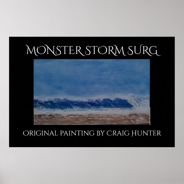 Monster storm surg poster (Front)