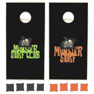 Monster Surf/Club corn hole & bag toss Cornhole Set