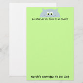 Monster To Do List (Front/Back)