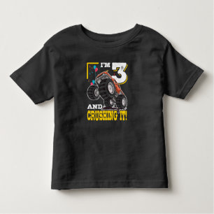 Monster Truck 3rd Birthday Toddler T-shirt
