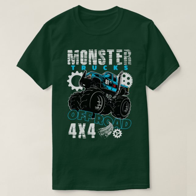 Monster Truck 4x4 Off Road 1 T-Shirt (Design Front)