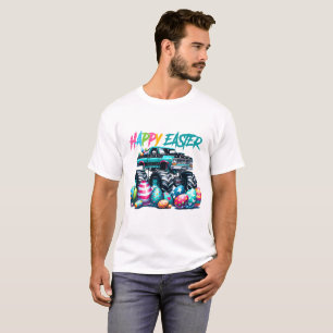 monster truck and easter eggs T-Shirt