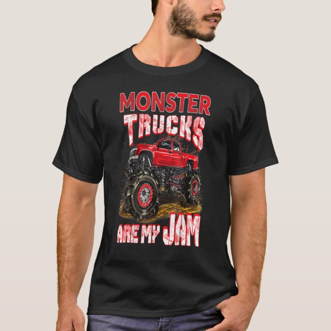 Monster Truck Are My Jam For Monster Truck  Men T-Shirt (Front)