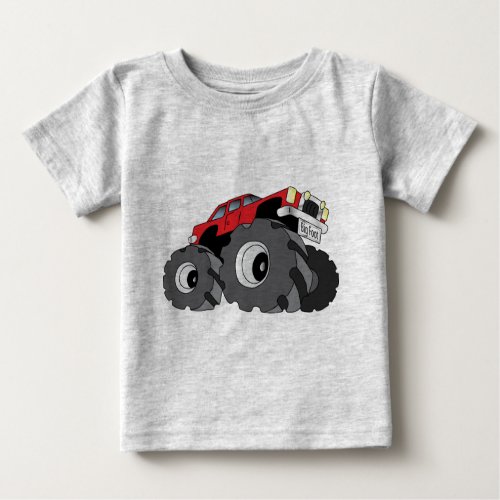 Monster Truck Baby T_Shirt