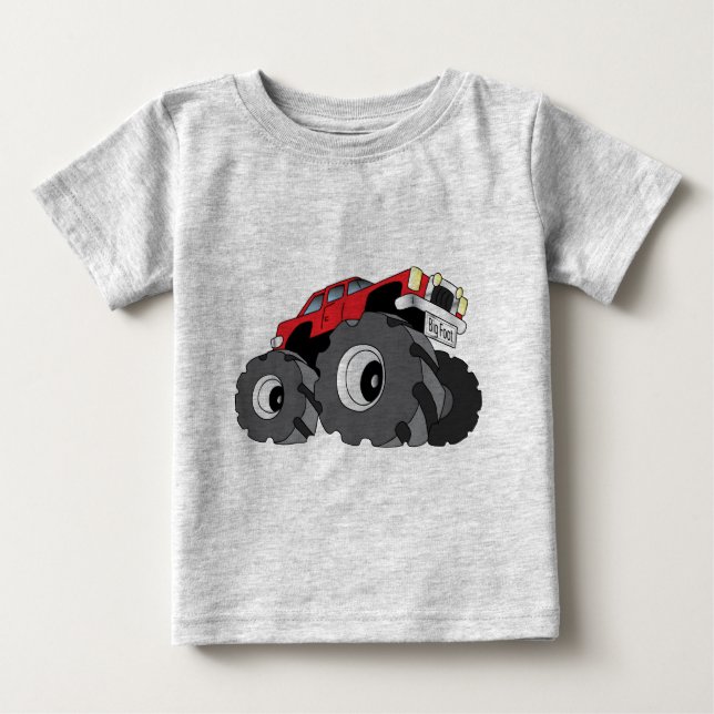 Monster Truck Baby T-Shirt (Front)