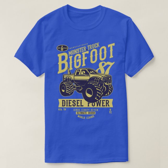 Monster Truck Bigfoot t T-Shirt (Design Front)