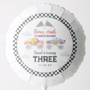 Monster Truck Birthday Balloon