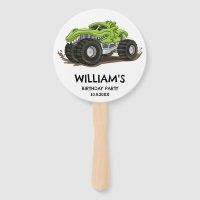 Monster Truck Birthday Party Minimal Boys Birthday