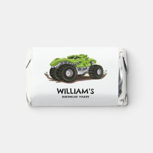 Monster Truck Birthday Party Minimal Boys Birthday Hershey's Miniatures
