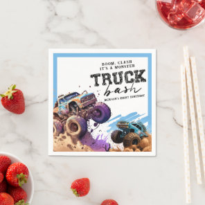 Monster Truck Birthday Party Napkins