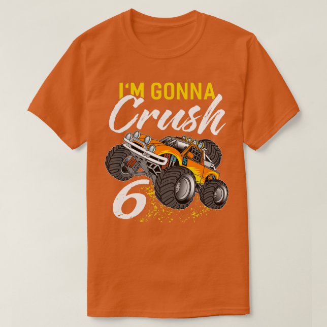 Monster Truck Birthday Shirt 9 (Design Front)