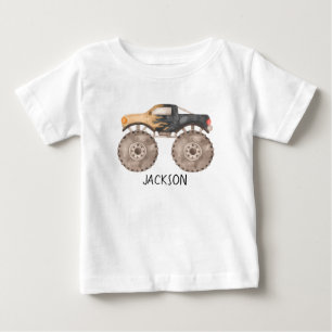 Monster Truck birthday T-shirt personalized