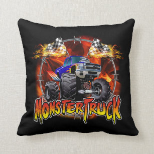 monster truck pillow pet