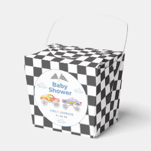 Monster Truck Boy Baby Shower Favor Boxes