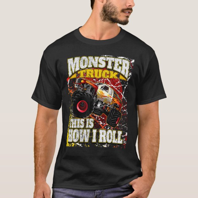 Monster Truck By Monstee T-Shirt (Front)