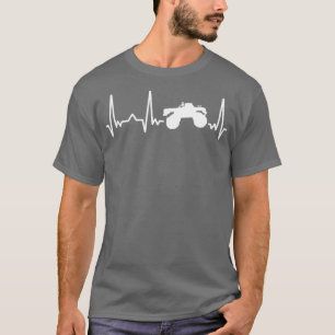 Monster Truck Car Heartbeat 2 T-Shirt