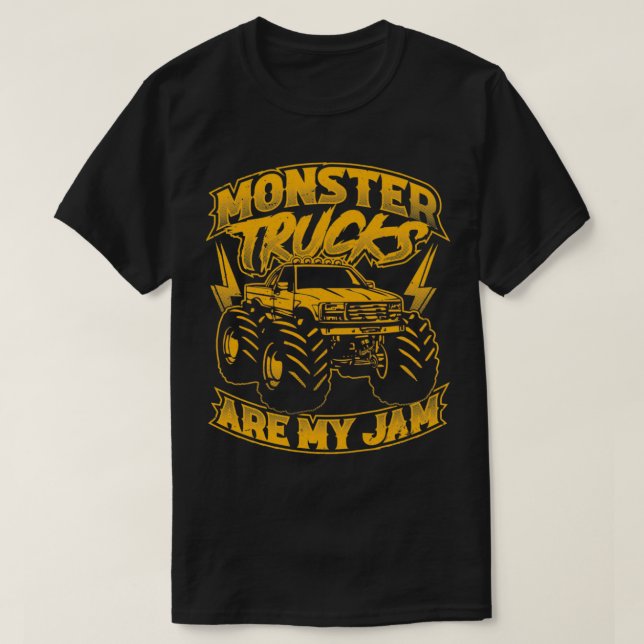 Monster Truck Car Lover Shirt Monster Jam Trucks C (Design Front)