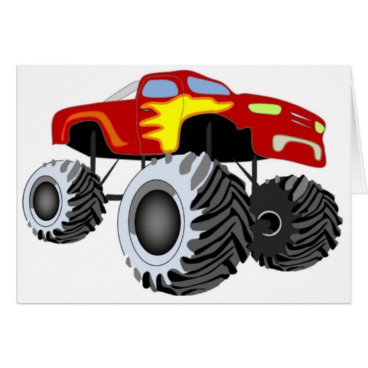 Monster Truck Cards (Front Horizontal)