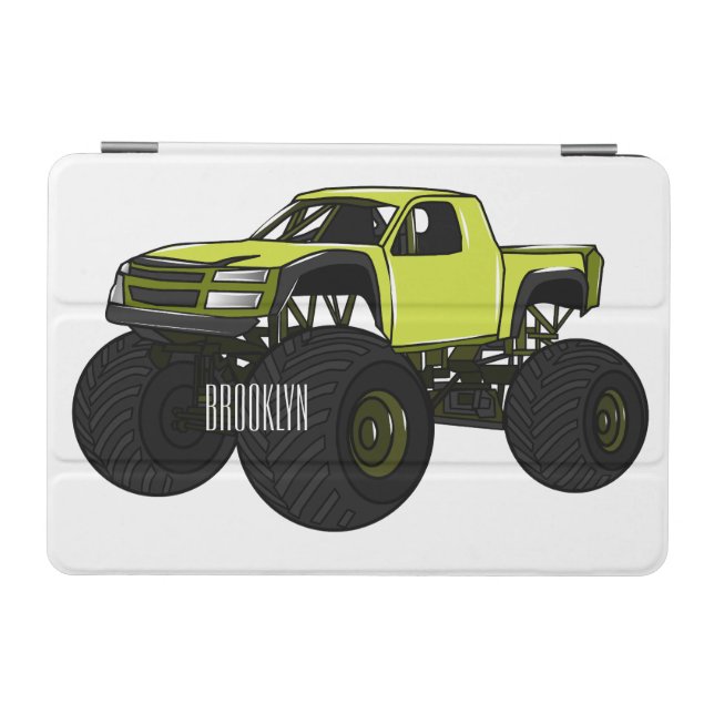 Monster truck cartoon illustration iPad mini cover (Horizontal)