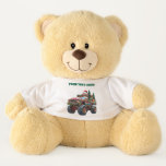 Monster Truck Christmas – Editable Teddy Bear