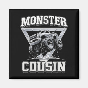 Monster Truck Cousin Fathers Day Monster Truck Are Magnet